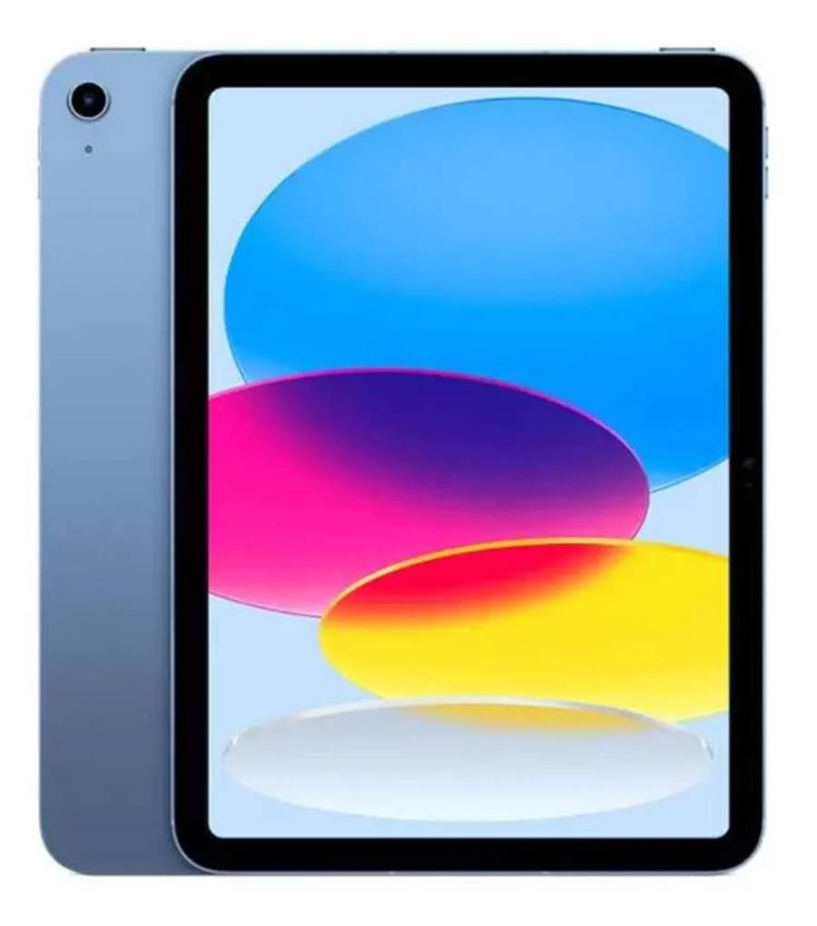 Apple iPad (2022) Released on 2022, October 26, 477g (Wi-Fi) / 481g (LTE), 7mm thickness, iPadOS 16.1, up to iPadOS 17.3, 64GB/256GB storage, no card slot, 10.9"1640x2360 pixels, 12MP2160p, 4GB RAMApple A14 Bionic, 7606mAhLi-Po