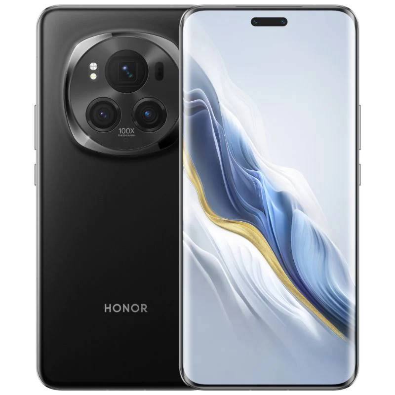 Honor Magic6 Pro Released 2024, January 18, 225g or 229g, 8.9mm thickness, Android 14, MagicOS 8, 256GB/512GB/1TB storage, no card slot, 6.8"1280x2800 pixels, 180MP2160p, 12/16GB RAMSnapdragon 8 Gen 3, 5600mAh80W66W