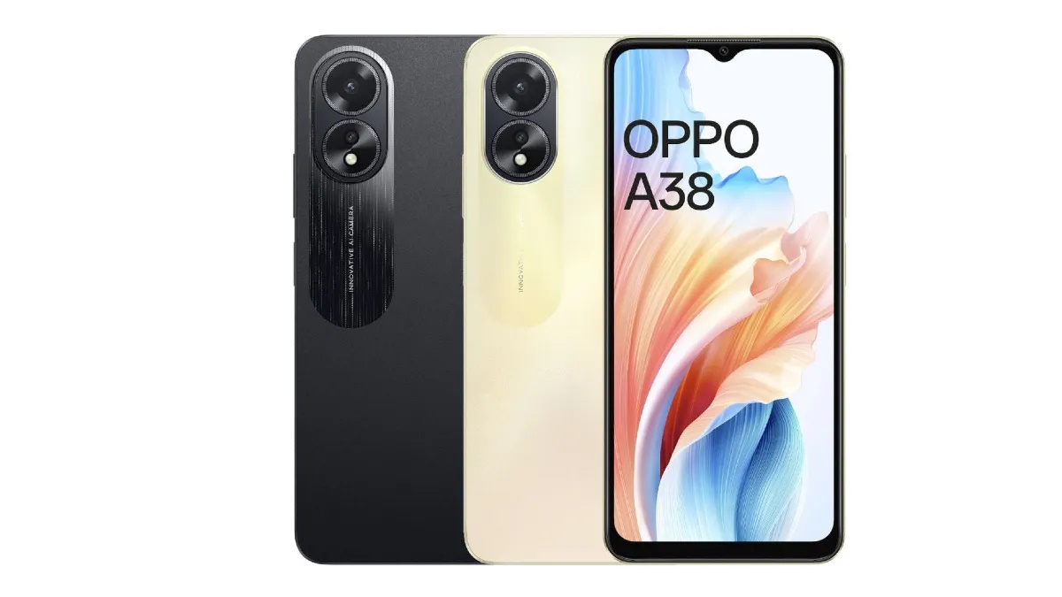Oppo A38 Released 2023, September, 190g, 8.2mm thickness, Android 13, ColorOS 13.1, 128GB storage, microSDXC, 6.56"720x1612 pixels, 50MP1080p, 4/6GB RAMHelio G85, 5000mAh33W