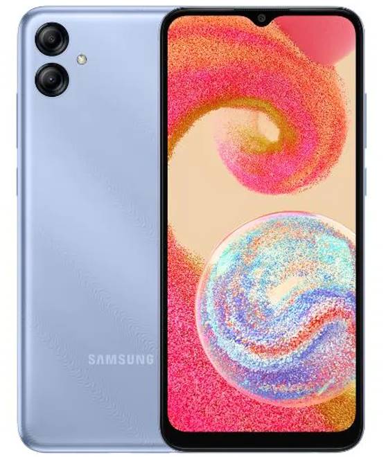 Samsung Galaxy A04 Released on 2022, October 10 | 192g, 9.1mm thickness | Android 12, up to Android 13, One UI Core 5.0 | 32GB/64GB/128GB storage, microSDXC | 6.5"720x1600 pixels | 50MP1080p | 3-8GB RAMHelio P35 | 5000mAhLi-Po