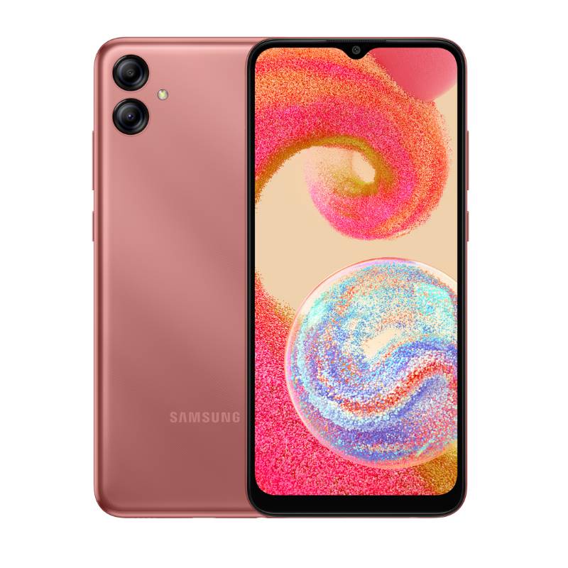 Samsung Galaxy F04 Released on 2023, January 12, 188g, 9.1mm thickness, Android 12, One UI, 64GB storage, microSDXC, 6.5"720x1600 pixels, 13MP1080p, 4GB RAMHelio P35, 5000mAhLi-Po