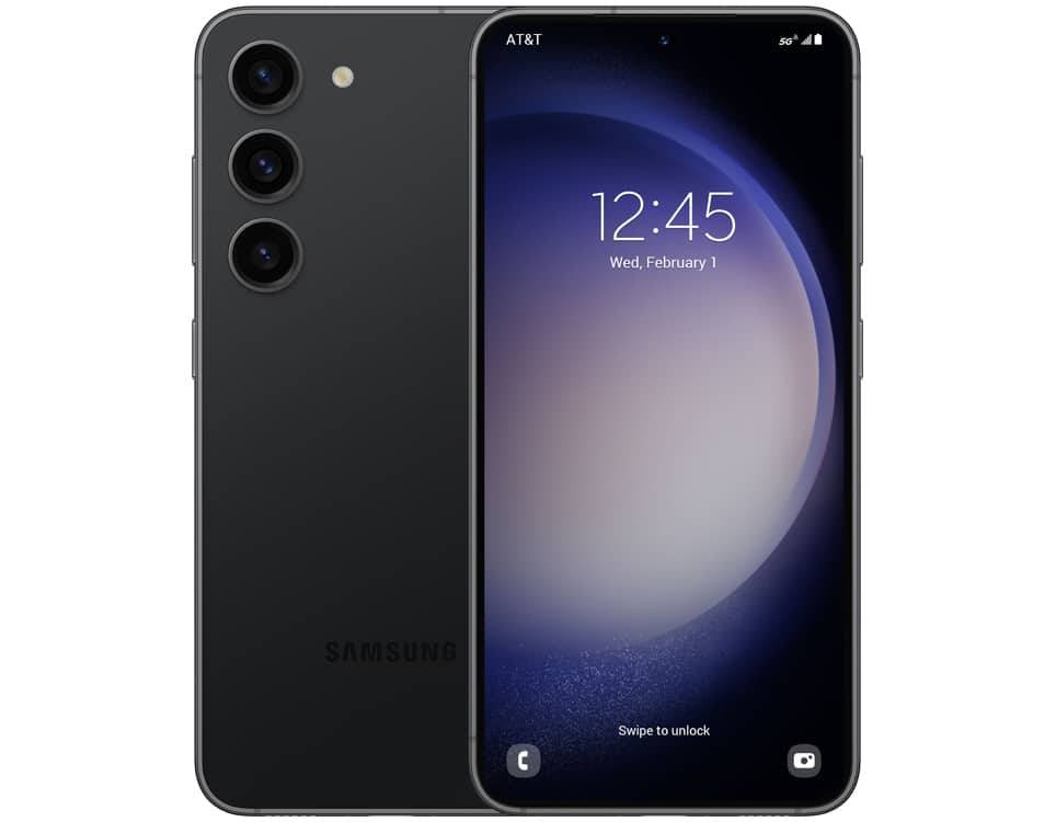 Samsung Galaxy S23 Released on 2023, February 17, 168g, 7.6mm thickness, Android 13, up to Android 14, One UI 6, 128GB/256GB/512GB storage, no card slot, 6.1"1080x2340 pixels, 50MP4320p, 8GB RAMSnapdragon 8 Gen 2, 3900mAhLi-Ion
