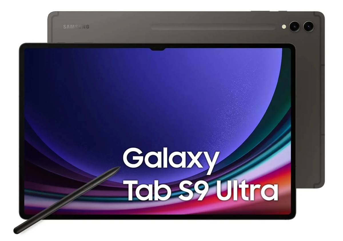 Samsung Galaxy Tab S9 Ultra Released on 2023, August 11, 732g, 5.5mm thickness, Android 13, up to Android 14, One UI 6, 128GB/512GB/1TB storage, microSDXC, 14.6"1848x2960 pixels, 13MP2160p, 12/16GB RAMSnapdragon 8 Gen 2, 11200mAhLi-Po