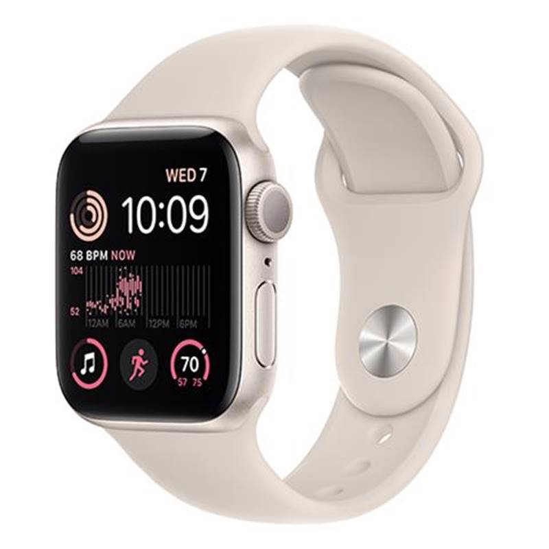 Apple Watch SE (2022) Released on 2022, September 16, 33g, 10.7mm thickness, watchOS 9.0, up to watchOS 10.3, 32GB storage, no card slot, 1.78"448x368 pixels, NO, 1GB RAMApple S8, 296mAhLi-Ion