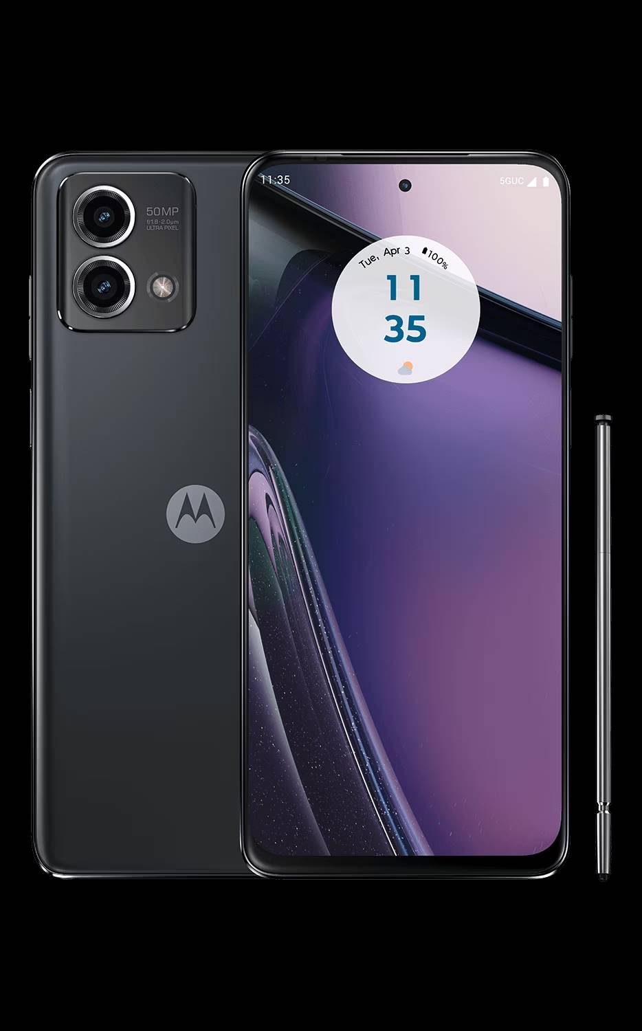 Motorola Moto G Stylus 5G (2023) Released 2023, June 02, 202g, 9.2mm thickness, Android 13, planned upgrade to Android 14, 128GB/256GB storage, microSDXC, 6.6"1080x2400 pixels, 50MP2160p, 4/6GB RAMSnapdragon 6 Gen 1, 5000mAh20W