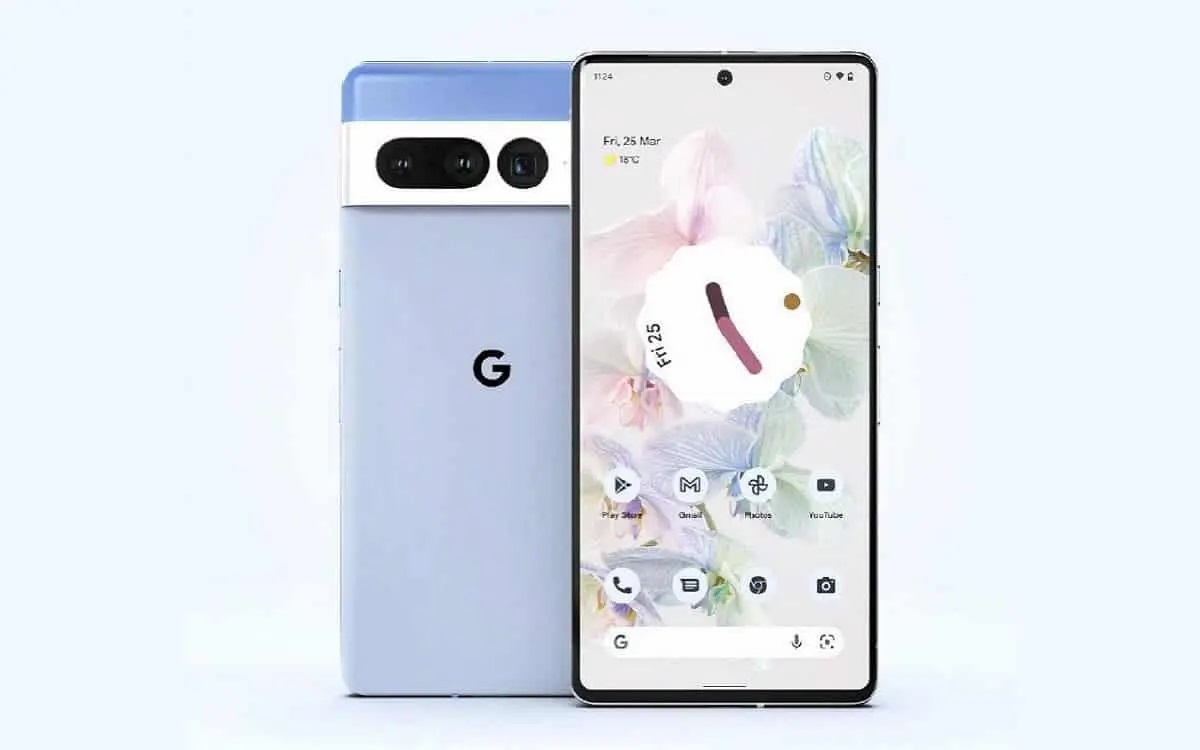 Google Pixel 7 Pro Released 2022, October 13, 212g, 8.9mm thickness, Android 13, up to Android 14, 128GB/256GB/512GB storage, no card slot, 6.7"1440x3120 pixels, 50MP2160p, 8/12GB RAMGoogle Tensor G2, 5000mAh23W23W