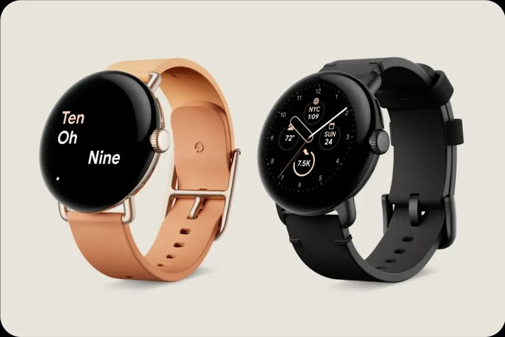 Google Pixel Watch 2 Released 2023, October 12, 31g, 12.3mm thickness, Android Wear OS 4, 32GB storage, no card slot, 1.2"450x450 pixels, NO, 2GB RAM5100, 306mAh