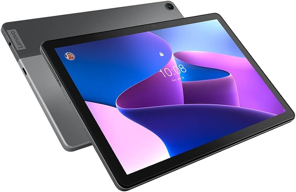 Lenovo Tab M10 Gen 3 Released 2022, September, 460g, 8.5mm thickness, Android 11, up to Android 12, 32GB/64GB storage, microSDXC, 10.1"1200x1920 pixels, 8MP1080p, 3/4GB RAMUnisoc T610, 5100mAh10W