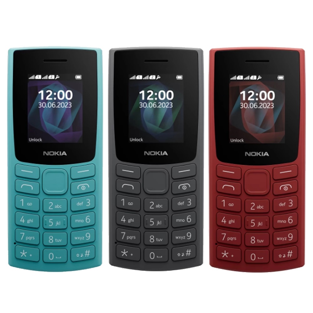 Nokia 105 (2023) Released 2023, May 18, 78.7g, 14.5mm thickness, Feature phone, Unspecified storage, no card slot, 1.8"120x160 pixels, NO, , 1000mAh