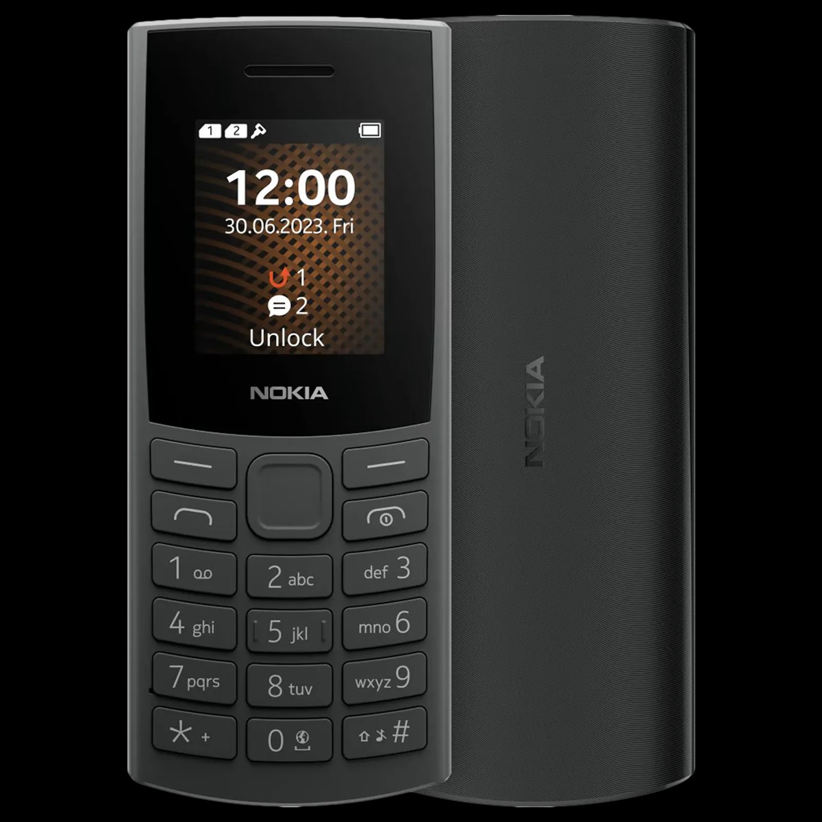 Nokia 106 (2023) Released 2023, May 22, 79.4g, 14.5mm thickness, Feature phone, Unspecified storage, microSDHC slot, 1.8"120x160 pixels, NO, , 1000mAh