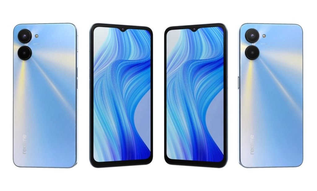 Realme V20 Released 2022, June 13, 184g, 8.1mm thickness, Android 12, ColorOS 12, 64GB/128GB storage, microSDXC, 6.5"720x1600 pixels, 13MP1080p, 4/8GB RAMDimensity 700, 5000mAh10W