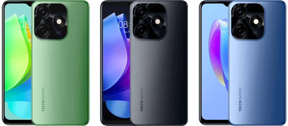 Tecno Spark 10 Released 2023, April, 8.4mm thickness, Android 13, HIOS 12, 128GB storage, microSDXC, 6.6"720x1612 pixels, 50MP1080p, 8GB RAMHelio G37, 5000mAh18W