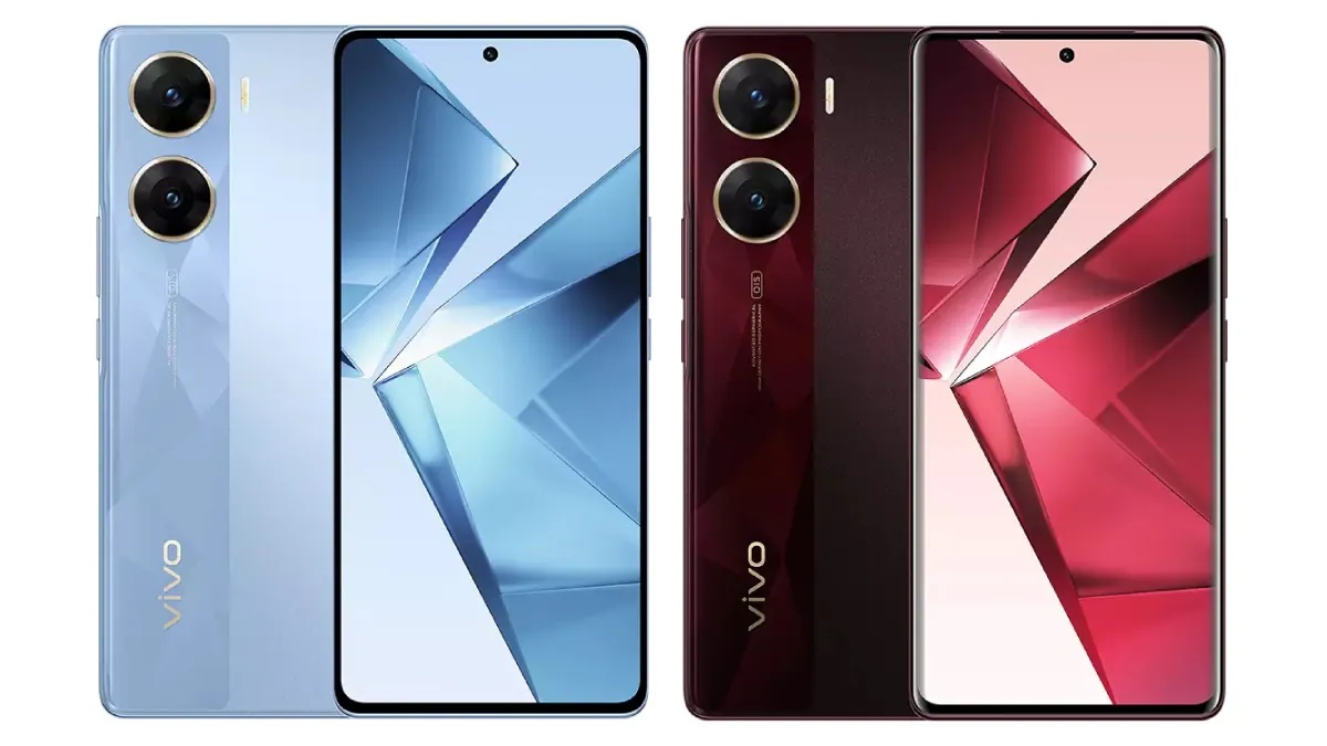 vivo V29e (India) Released 2023, September 07, 181g, 7.6mm thickness, Android 13, Funtouch 13, 128GB/256GB storage, microSDXC, 6.78"1080x2400 pixels, 64MP1080p, 8GB RAMSnapdragon 695 5G, 5000mAh44W