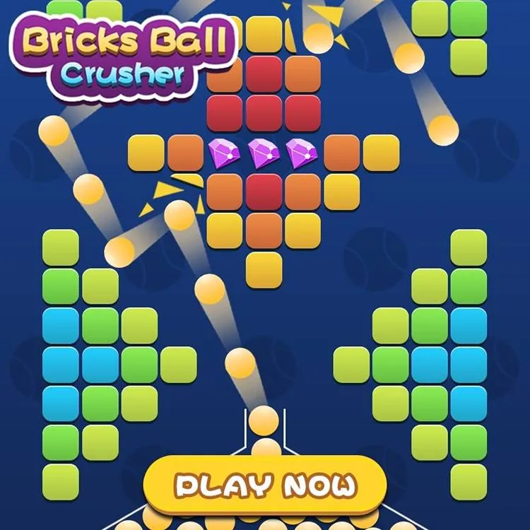 Bricks Ball Crusher : Arcade Puzzle Game