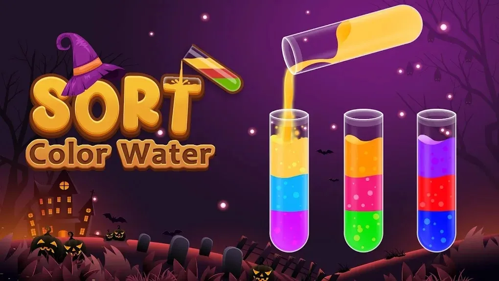 Color Water Sort Woody Puzzle : Relaxing Color Sorting