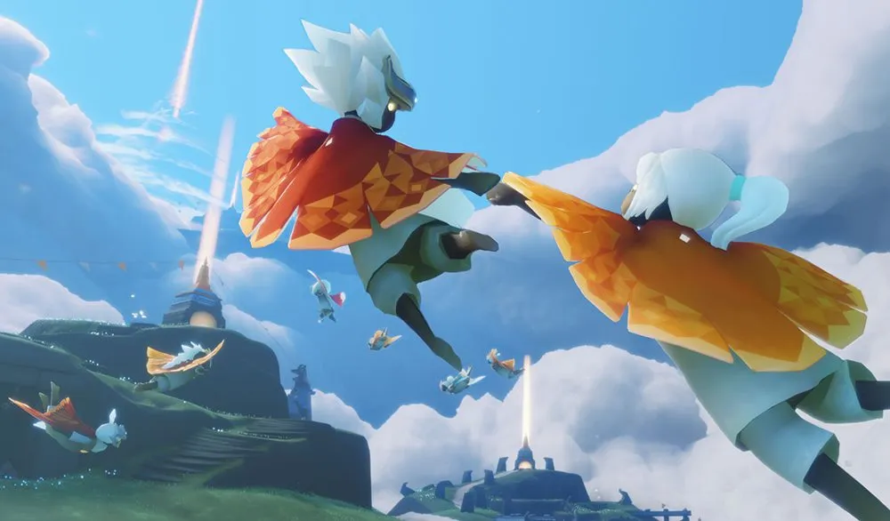 Sky, Children of the Light : Exploration, Social interaction, and Puzzle-Solving