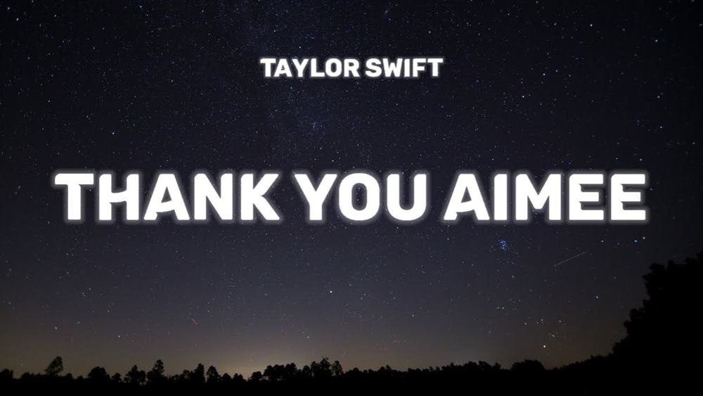 thanK you aIMee Lyrics