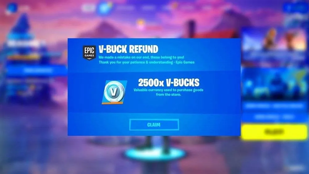 Fortnite V-bucks refund, check if you’re eligible