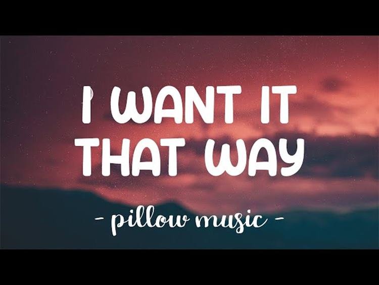 I Want It That Way Lyrics