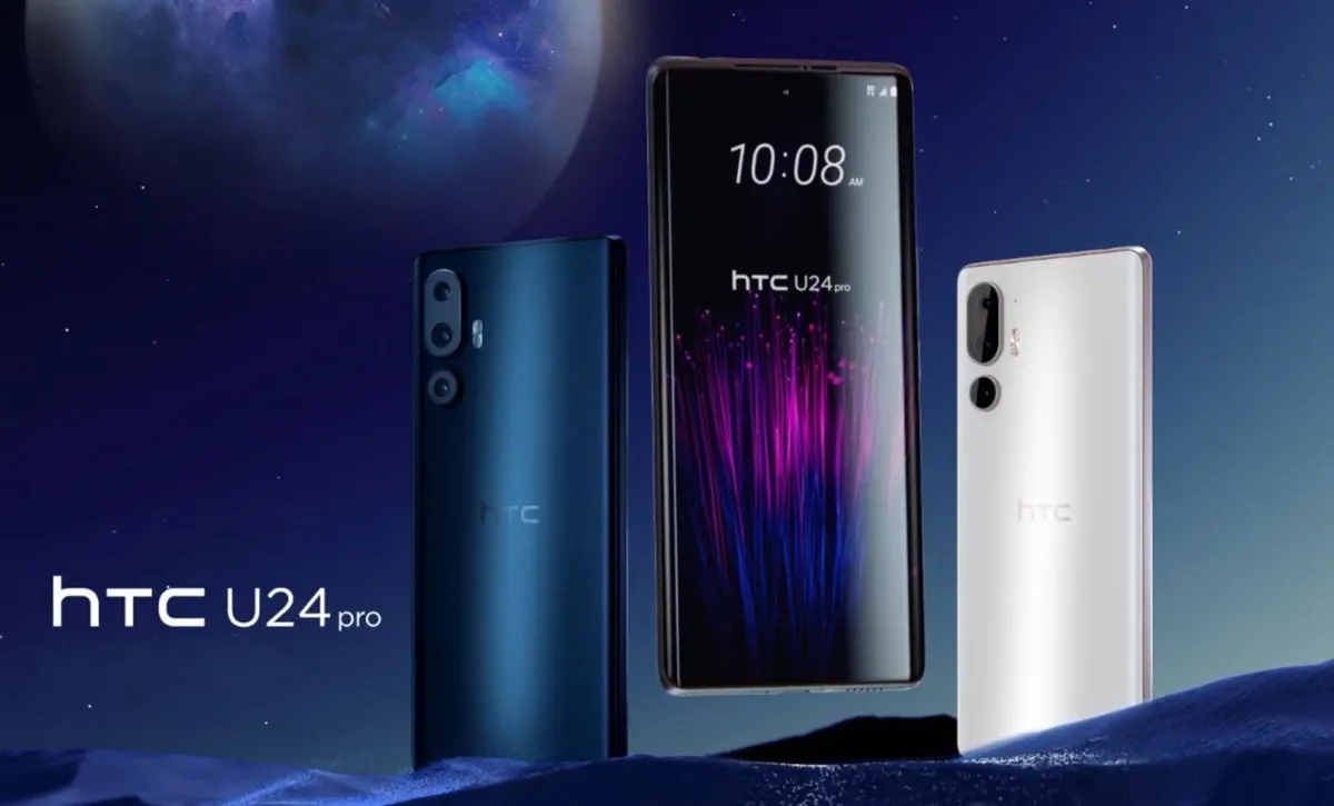 HTC U24 Pro Leaked Poster Reveals Curved Display, 12GB RAM, and Snapdragon 7 Gen 3!