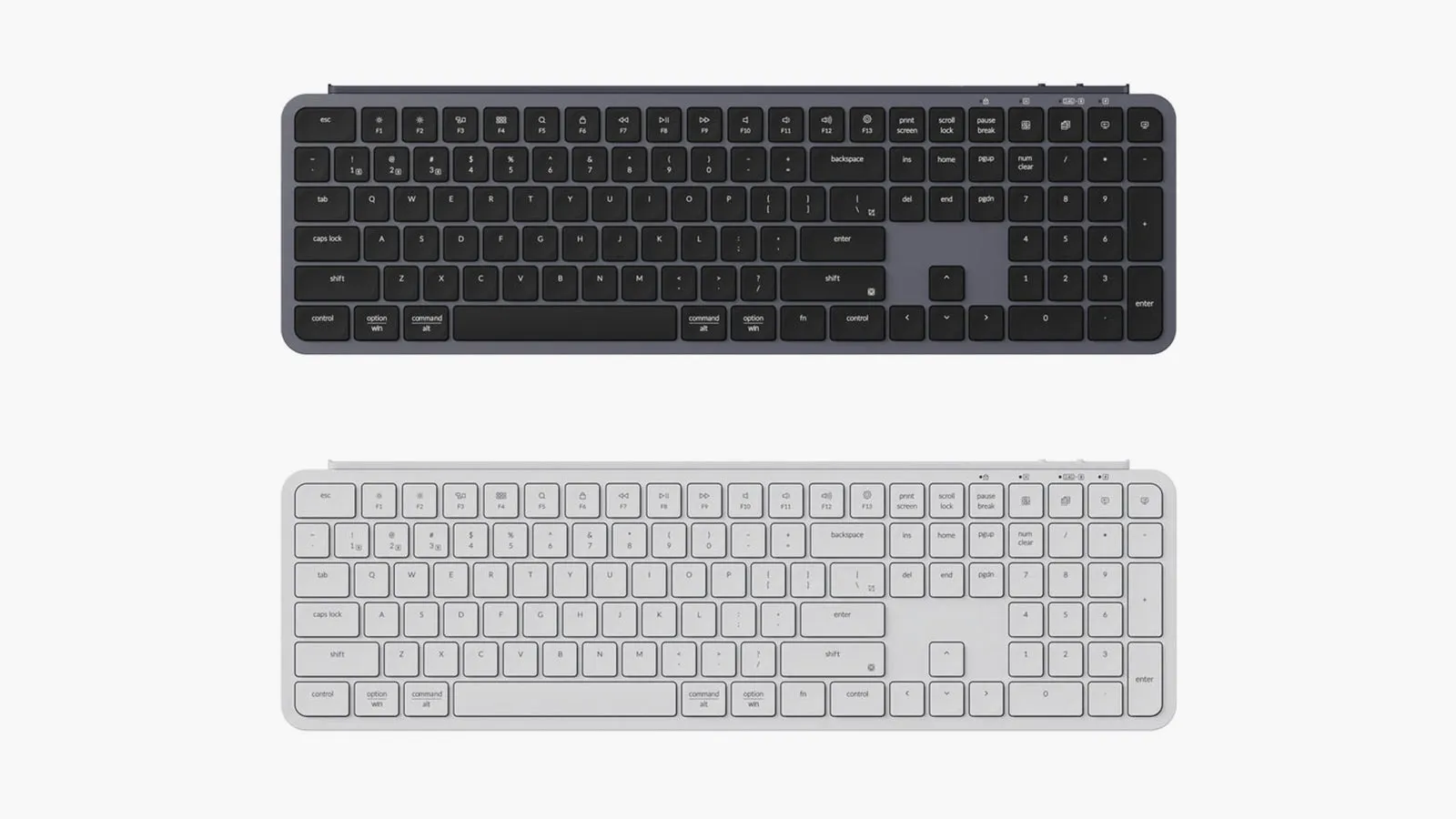 Keychron B1 Pro Ultra-Thin Keyboard: Sleek Design, 1200-Hour Battery, Mac Compatibility