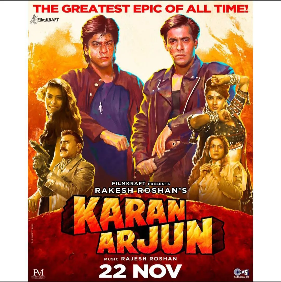 Filmmaker Rakesh Roshan Announces Re-Release of Karan Arjun with a New Trailer