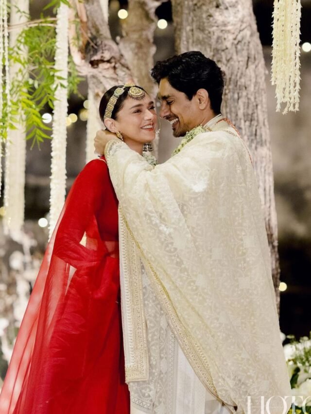 Aditi Rao Hydari and Siddharth  royal ceremony look at the Alila Fort Bishangarh in Jaipur.