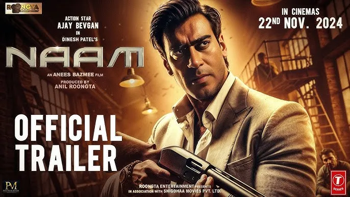 Ajay Devgn’s Action-Packed Thriller Naam Set for November Release – A Nostalgic 90s Ride Awaits!