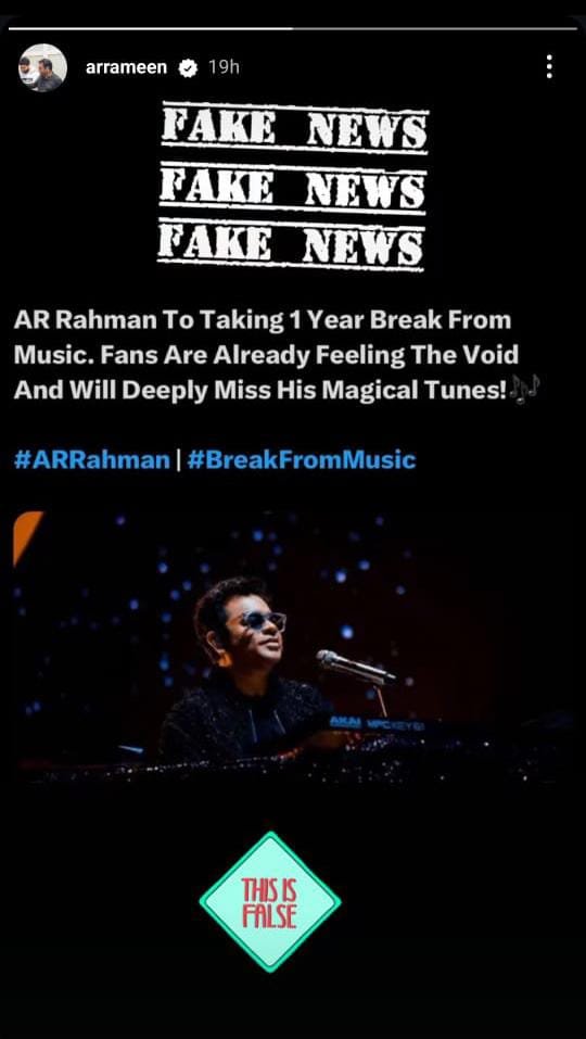 Is A R Rahman Really Taking a Break from Music? Here's the Truth