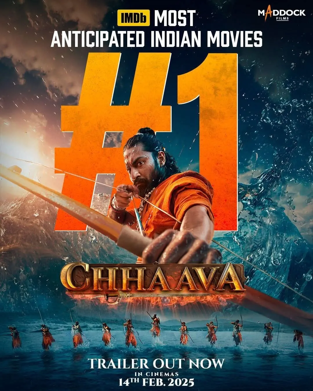 Chhaava Listed in Most Anticipated Indian Movies of 2025