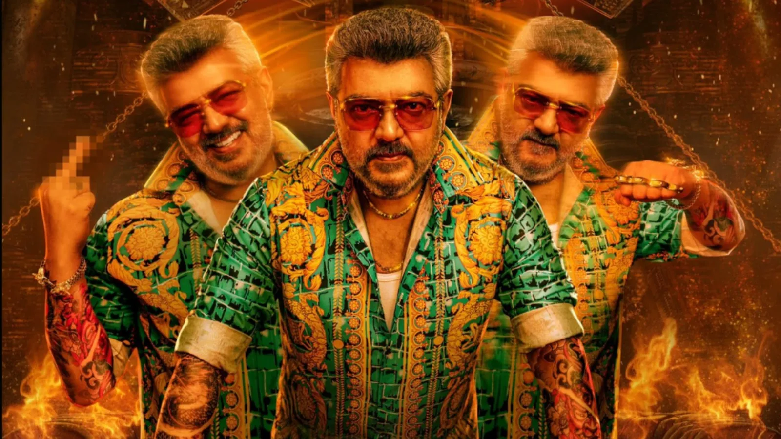 'AK' is Coming 4th April  , Ajith Kumar’s 'Good Bad Ugly' Trailer: A Nostalgic Action-Packed Ride with Iconic Film References