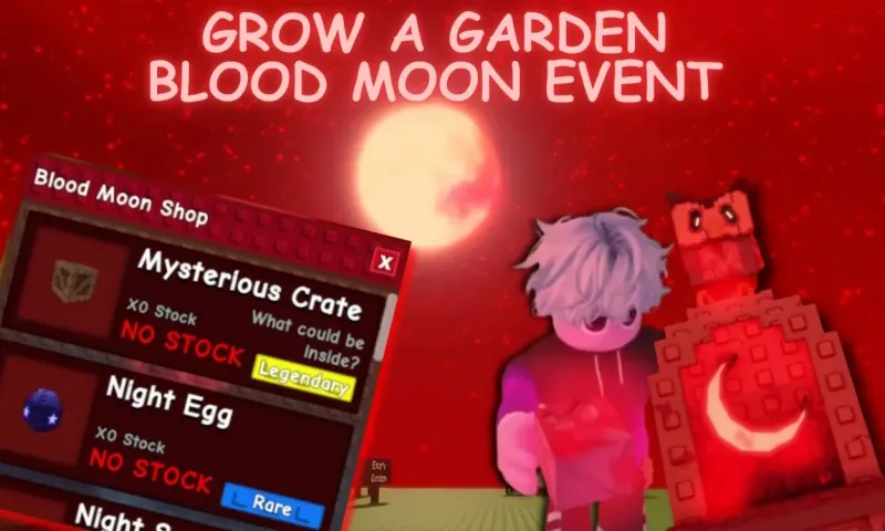 Red Alert! Grow a Garden Blood Moon Brings Epic Mutations & Mystical Boosts