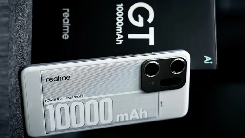 Realme GT Series Set to Redefine Battery Life with Massive 10,000mAh Power Cell