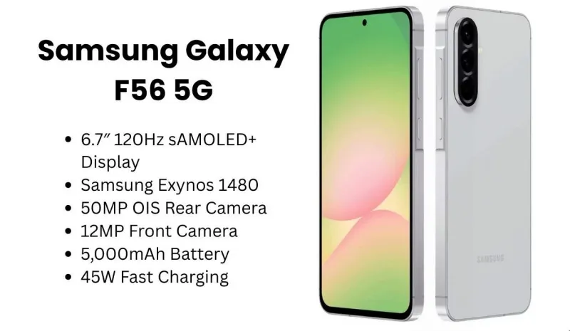 Galaxy F56: The Slimmest F-Series Yet, Built to Last