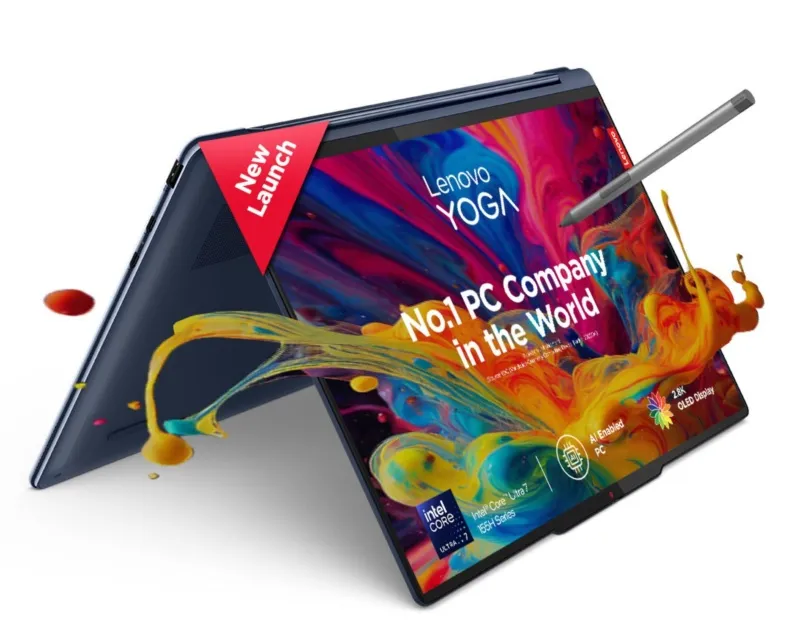 Lenovo Yoga Book 9i Redefines the Future of Multitasking with Dual OLED Displays