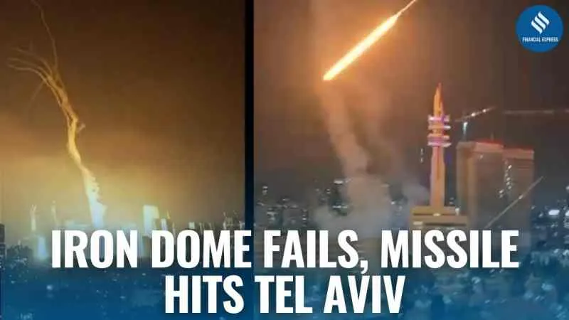 Israeli Air Defense Malfunction Leads to Missile Crash in Tel Aviv Amid Heightened Regional Tensions : Israel Iran War
