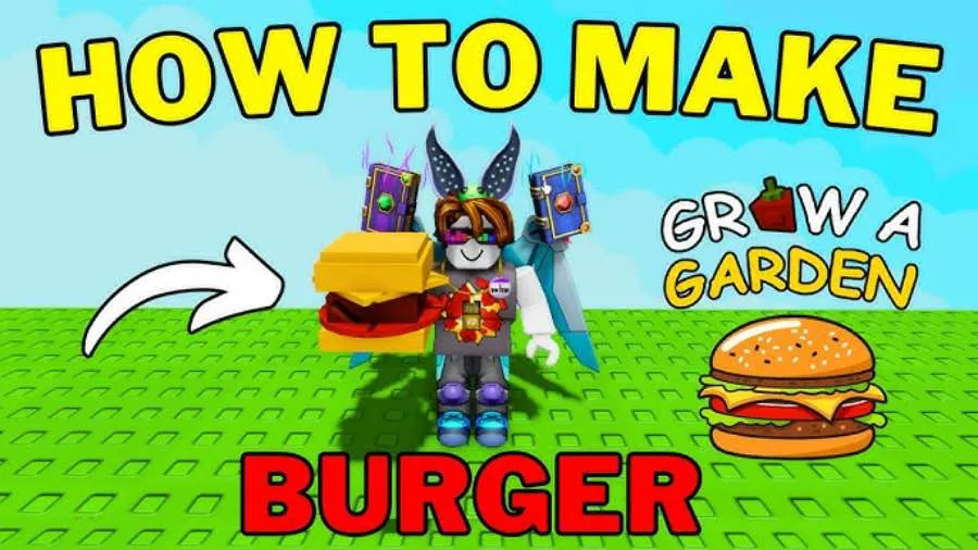 How to Make BURGER in Grow a Garden