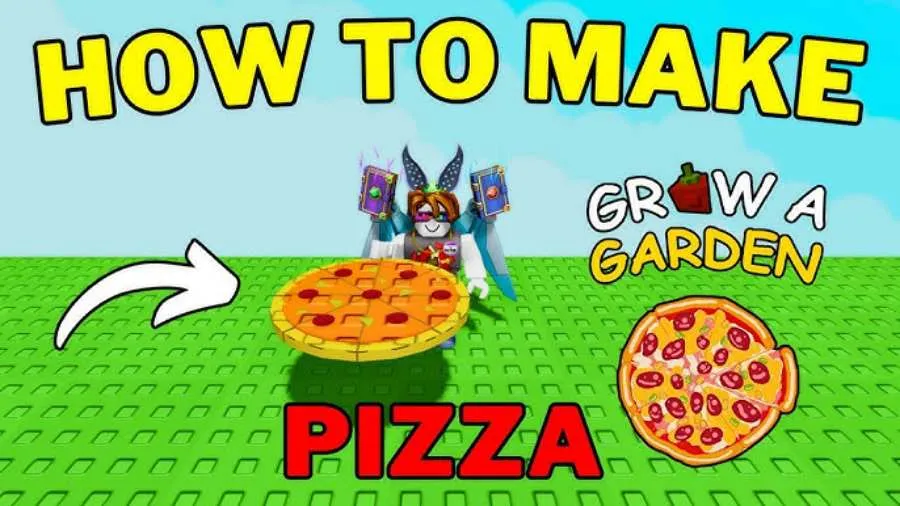 how to make pizza in grow a garden