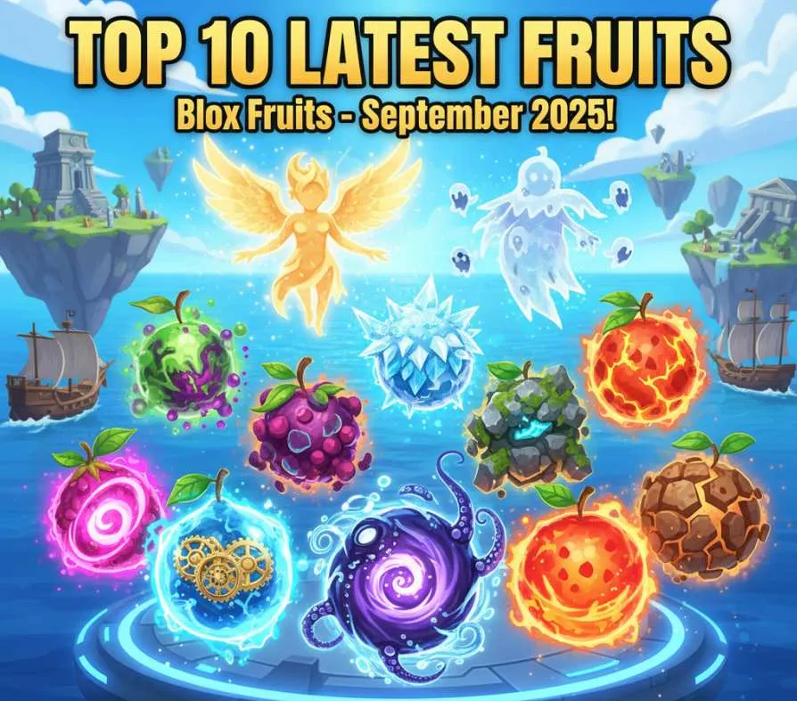 Top 10 latest Fruits in Blox Fruits in September 2025 