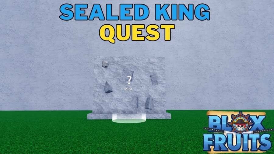 The Sealed King Quest in Blox Fruits And The Awakening V4 Race