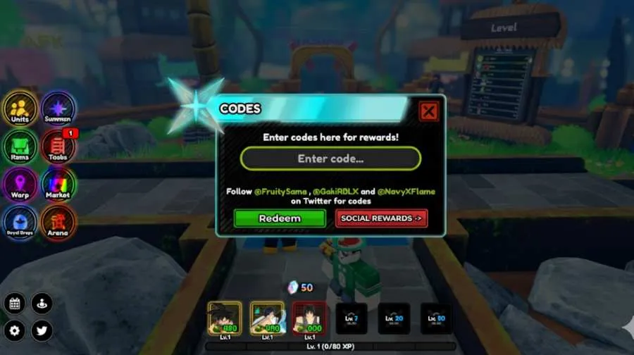 All Star Tower Defense X Codes for September 2025