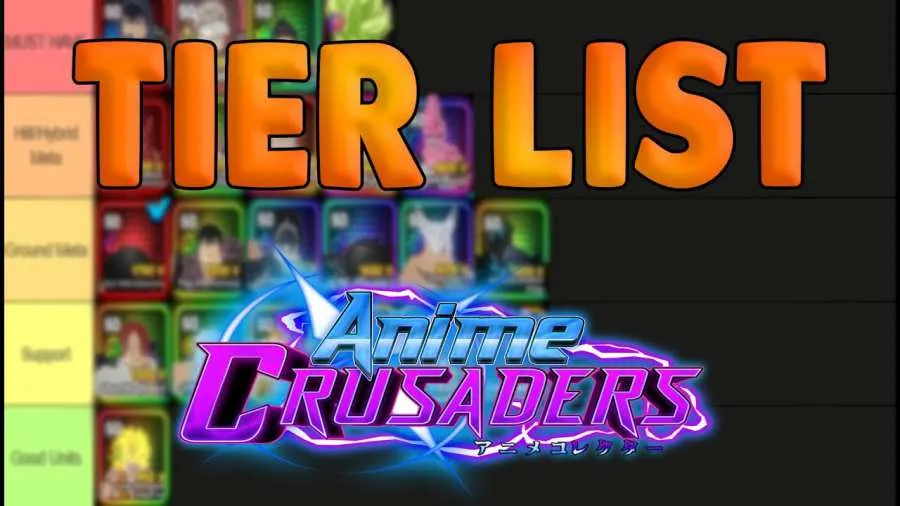 Anime Crusaders Tier List For October 2025