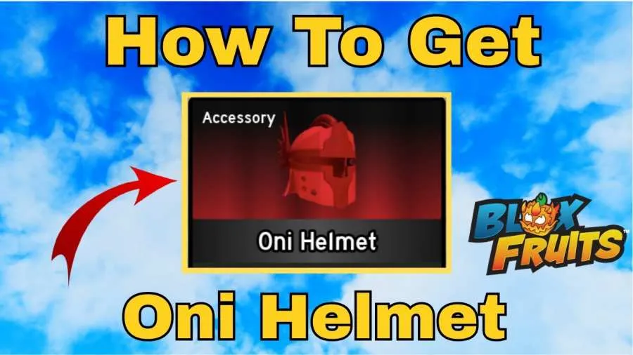 How to Get the Mythical Oni Helmet in Blox Fruits