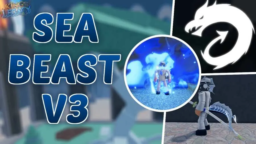 How to Get the SEA BEAST V3 Race in King Legacy