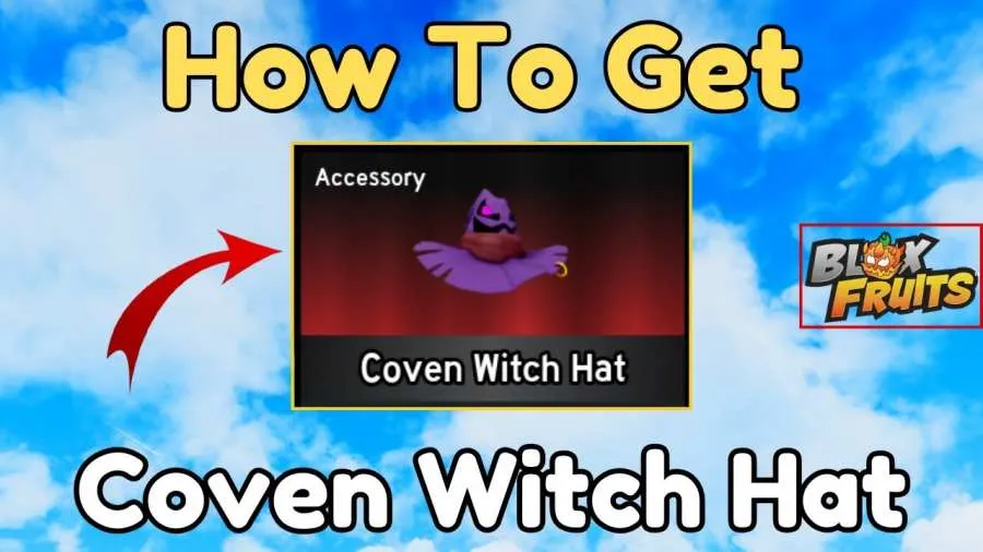 How to Get the Coven Witch Hat in Blox Fruits Haunted Gacha