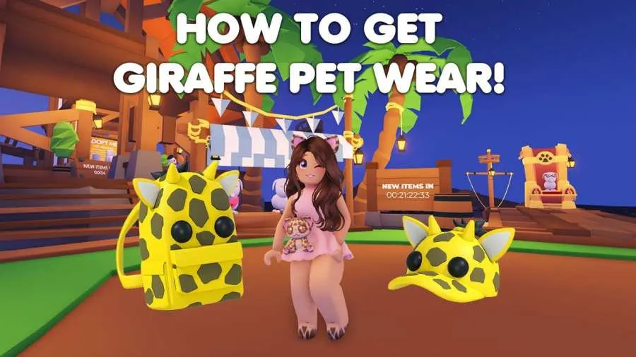 How to Get the Legendary Giraffe Pet Wear in Adopt Me