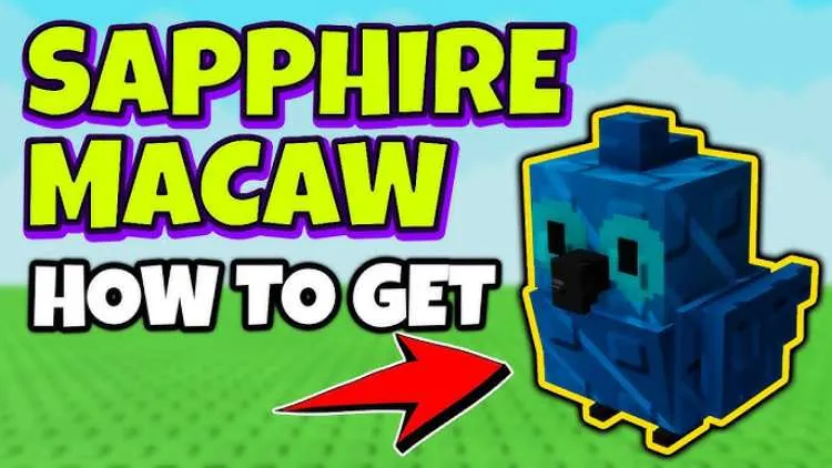 How to Get the Sapphire Macaw in Grow a Garden