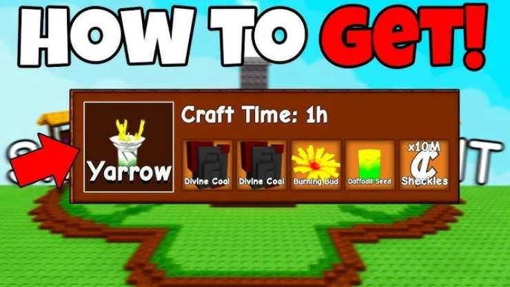 How to Get the Yarrow Seed in Grow A Garden