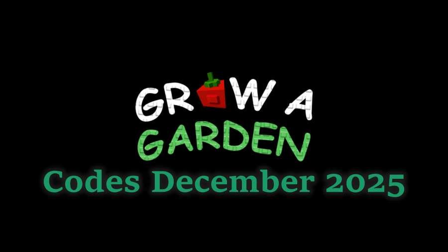 Grow a Garden Codes  For December 2025 : Get Free Cosmetics