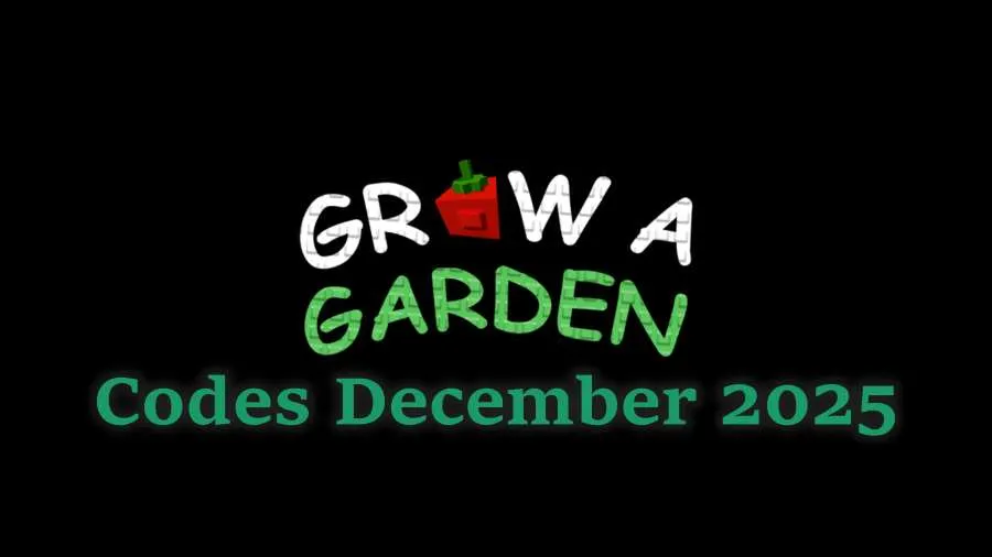 Grow a Garden Codes  For December 2025 : Get Free Cosmetics
